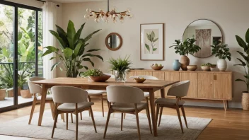 moderne spisestue, naturlige materialer, hjemforbedring, bærekraftig design, interiørdekor