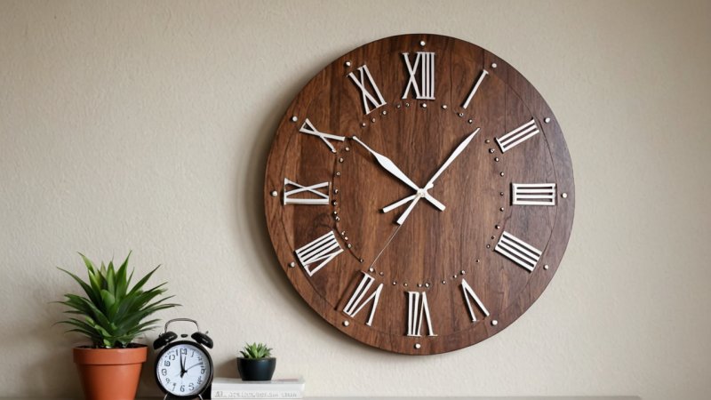DIY veggklokke, hjemmeforbedring, kreative prosjekter, klokkelaging, interiørdesign