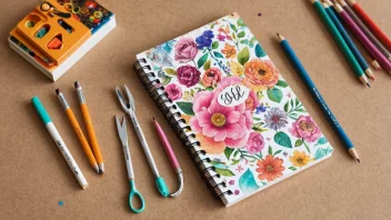 DIY notatbok, personlig notatbok, håndverk, hjemmeprosjekter, kreativitet