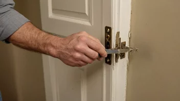 dørreparasjon, DIY hjemmeforbedring, hjem vedlikehold, fikse dører
