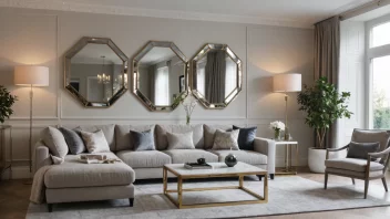 DIY speilvegg, hjemmeforbedring, interiørdesign, hjemmedekor, renovering