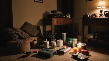 strømbrudd forberedelse, nødproviant, hjem sikkerhet, blackout tips, familiekontaktplan