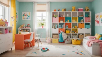 oppbevaringsløsninger, barnerom, organisering, DIY, hjem forbedring