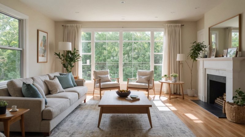renovering av stue, ergonomiske tips, hjem forbedring, komfortable møbler, belysningsdesign