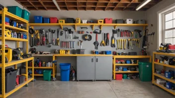 garasje vedlikehold, garasje organisering, rengjøre garasje, DIY garasje tips, hjem forbedring